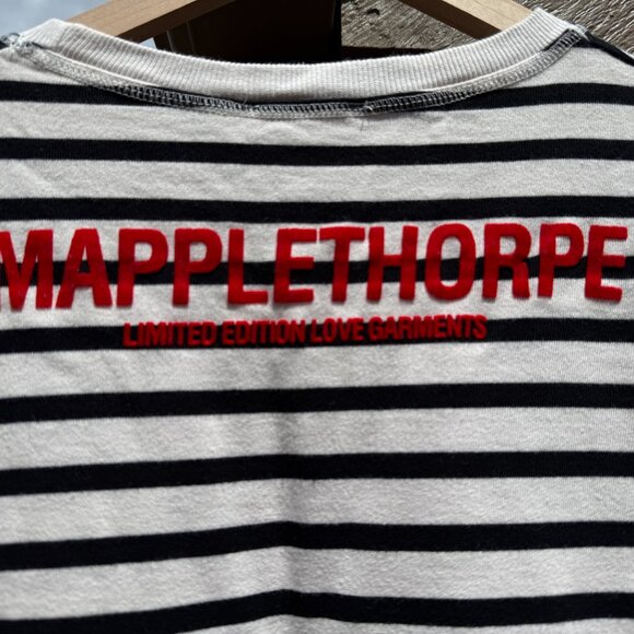 EUC Zara Robert Mapplethorpe Embrace 100% Cotton Striped Top Limited Edition - Picture 8 of 9